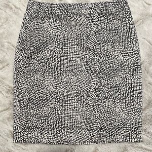 Banana Republic Petite Abstract Animal Print Pencil Skirt